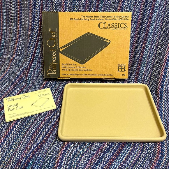 The Pampered Chef Kitchen Pampered Chef Nib Small Bar Pan Poshmark